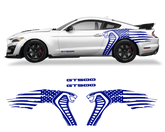 Ford Mustang Cobra USA Flag GT500 Graphics